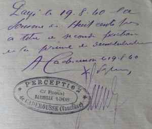 AU DOS LA RÉGULARISATION